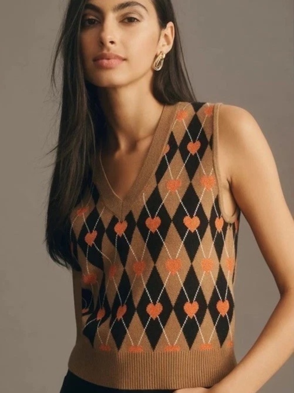 NWT Maeve Jacquard Sweater Vest Medium